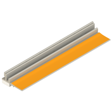 SMART 409 Profilis tarp lango rėmo ir tinko 9 mm be tinklelio