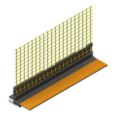 SMART 435a 3D Profilis tarp lango rėmo ir tinko su tinkliuku