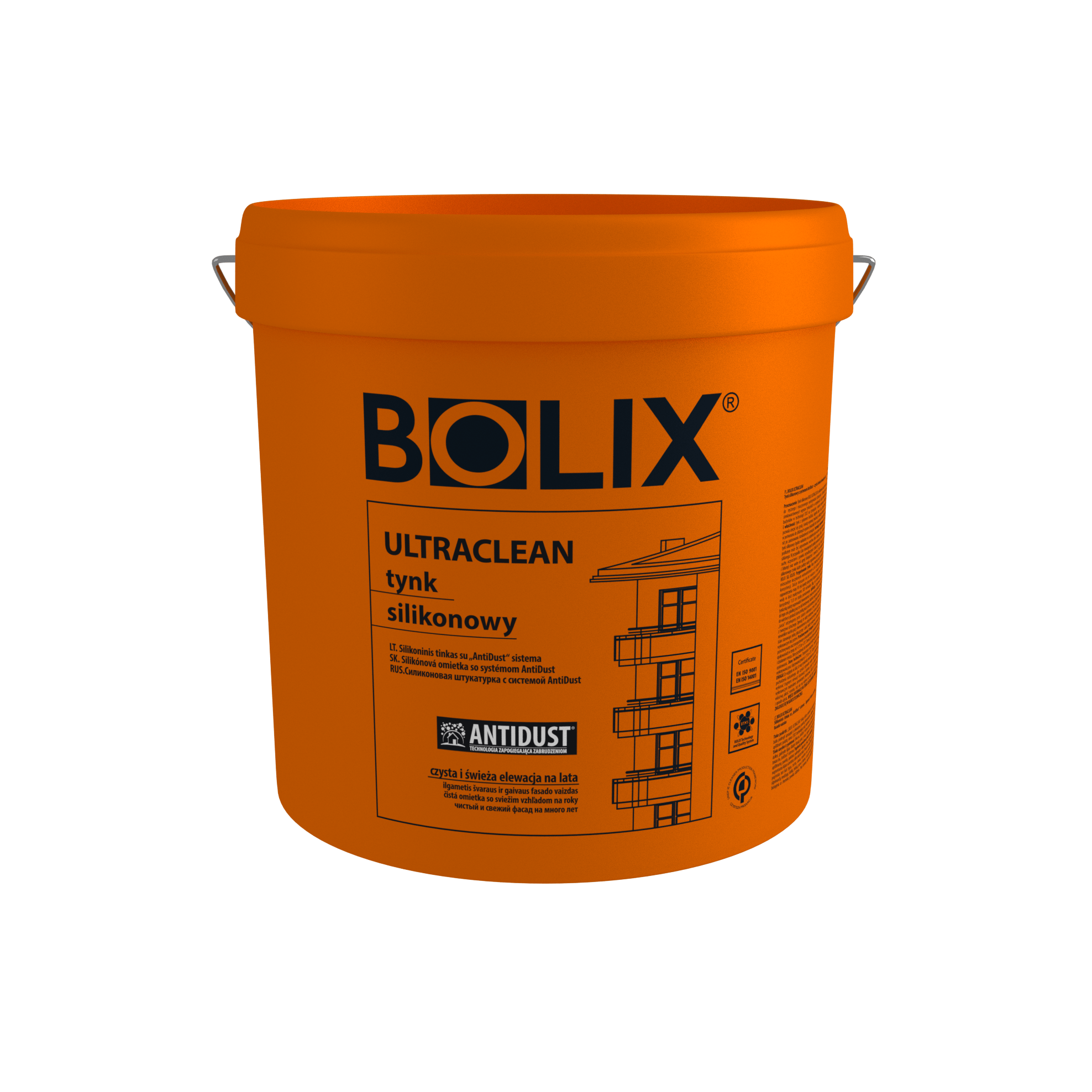 BOLIX ULTRACLEAN silikoninis fasadinis tinkas