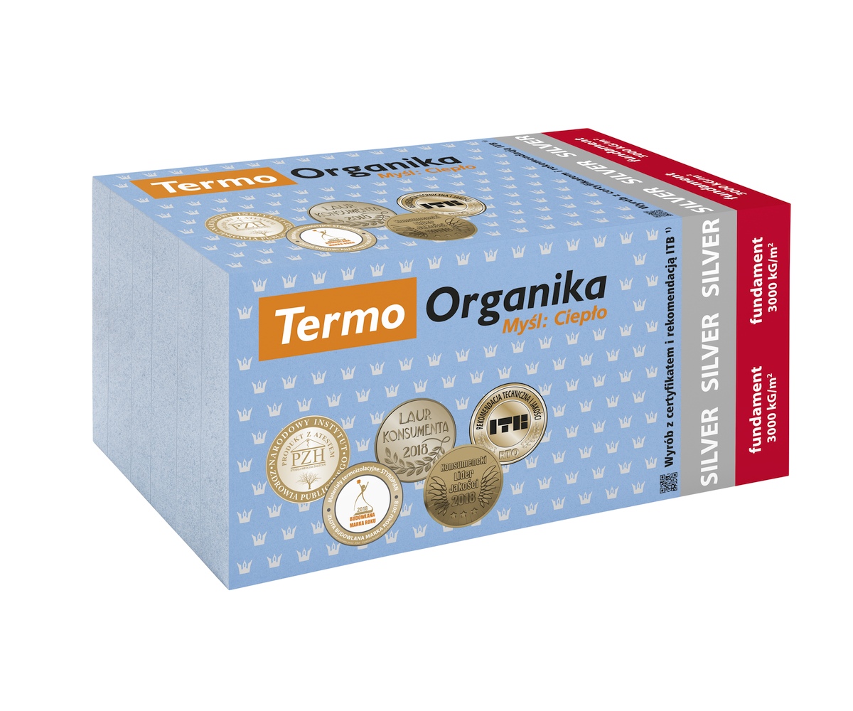 TERMO ORGANIKA SILVER fundament – EPS izoliacinės plokštės