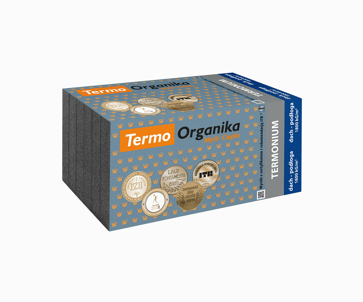TERMO ORGANIKA TERMONIUM dach-podłoga – EPS izoliacinės plokštės