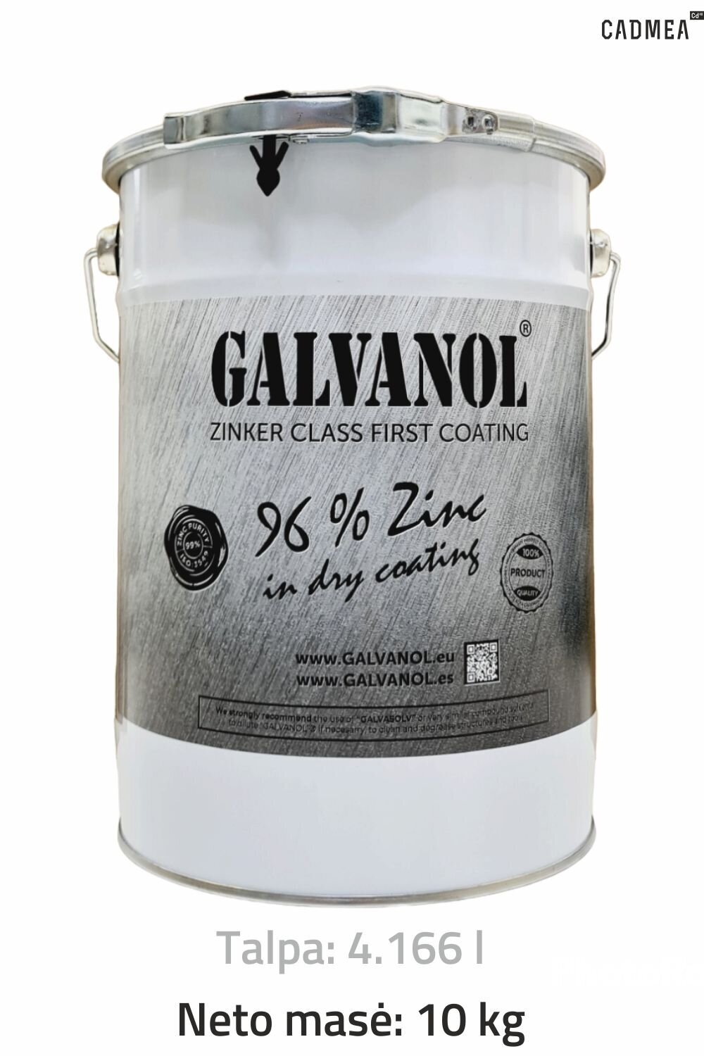 Šalto cinkavimo mišinys GALVANOL 10 kg